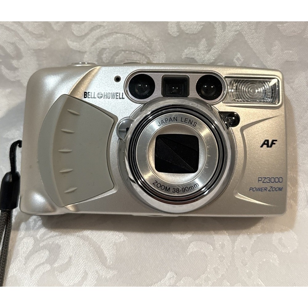 Bell + Howell PZ3000 35mm Point and Shoot Film Camera - Power Zoom 38-90mm Lens